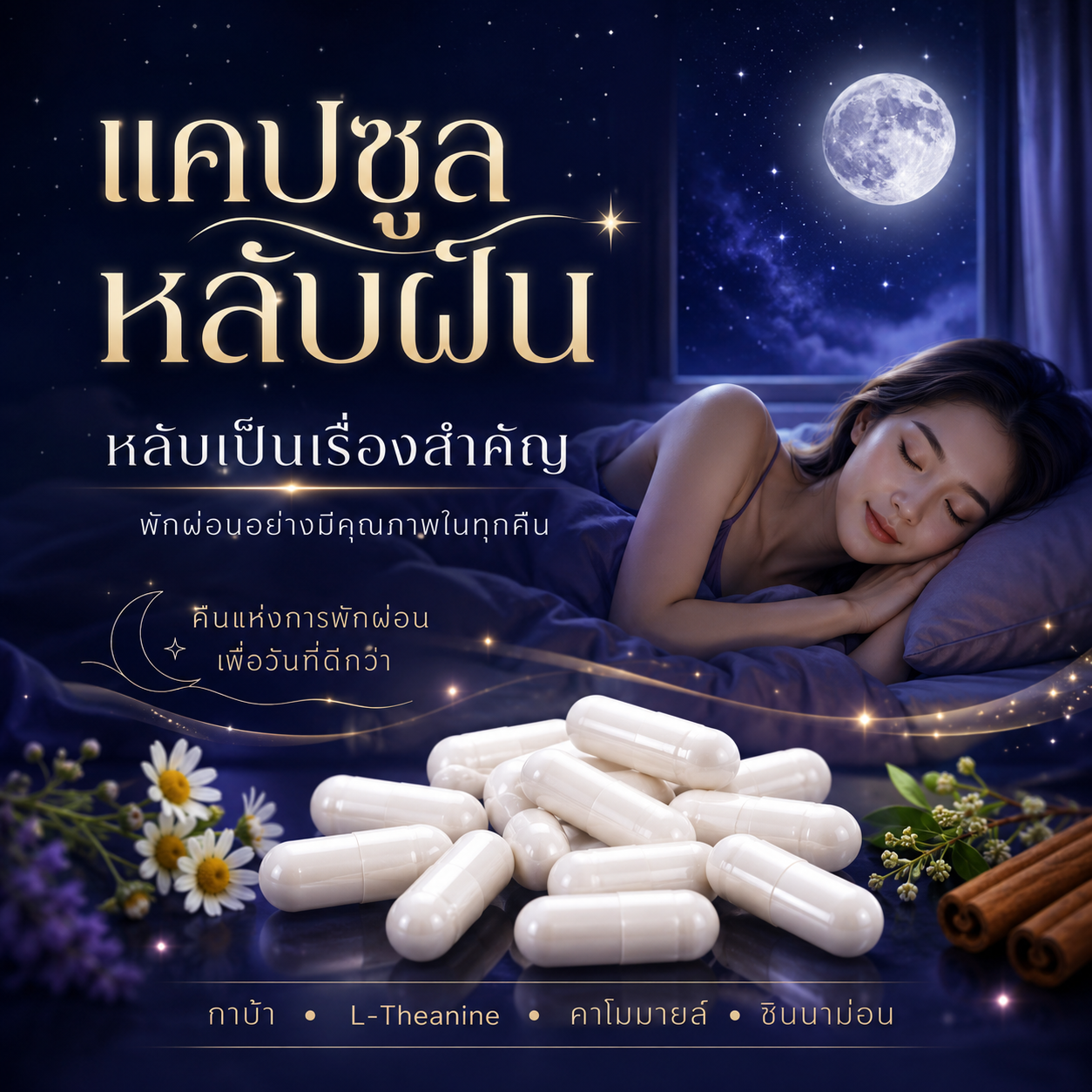 *แบบกระปุก* หลับฝัน 30 แคปซูล