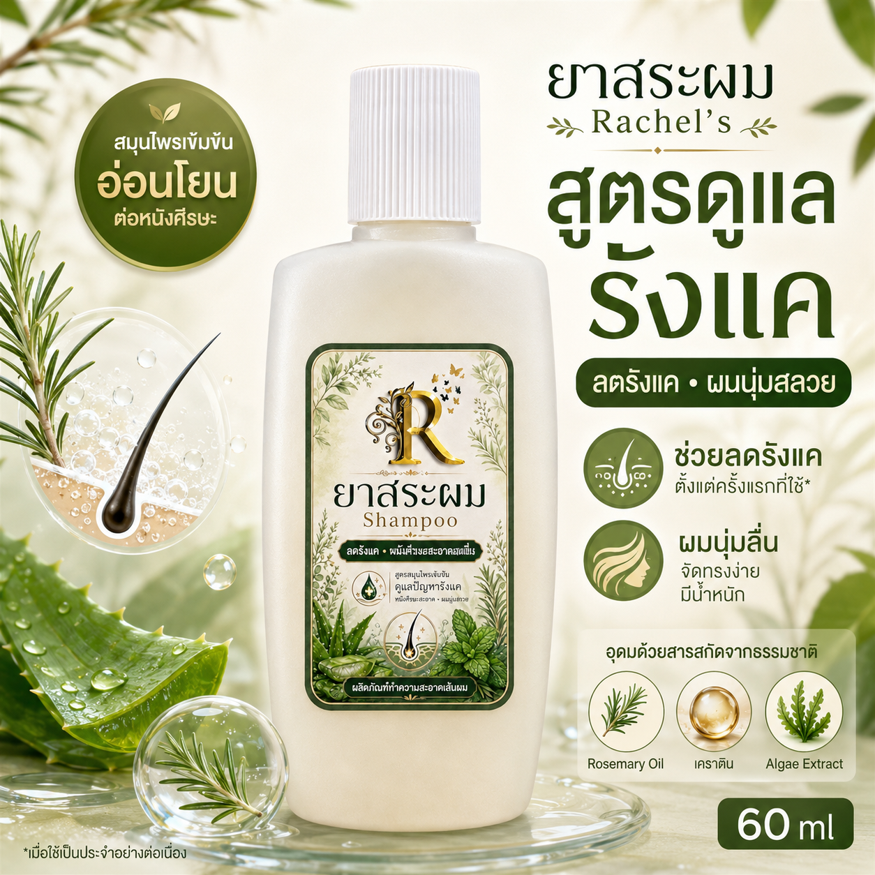 ยาสระผม 60 ml