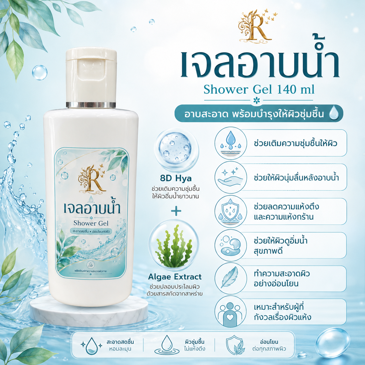 เจลอาบน้ำ 140ml 2